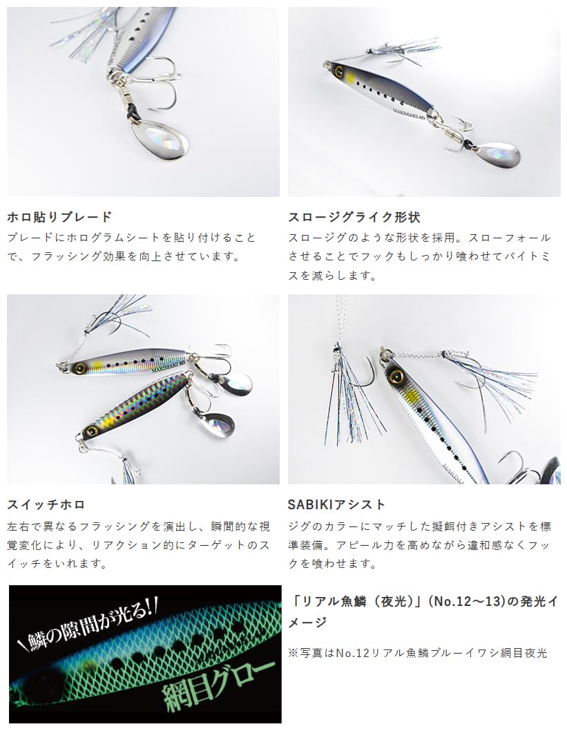 Amazon.co.jp: ハヤブサ(Hayabusa) カンタン巻くだけブレードジグ