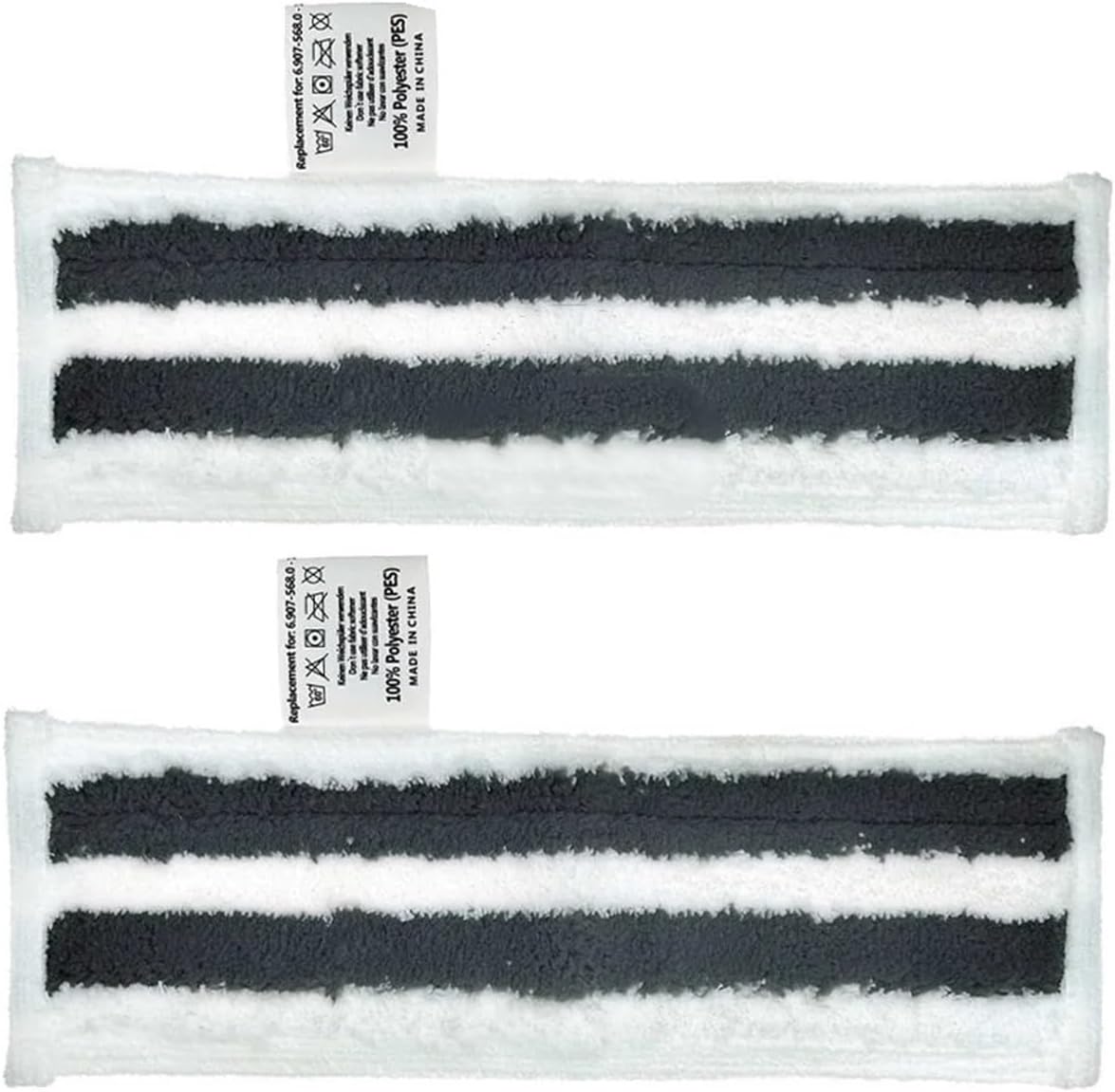 Replacement Mop Heads Cloth，Compatible for Karcher Easyfix， SC2 SC3 SC4 SC5 Rags Microfibre Mop Cover Steam Cleaner Accessories Spare Parts(2PCS Short Y Cloth)