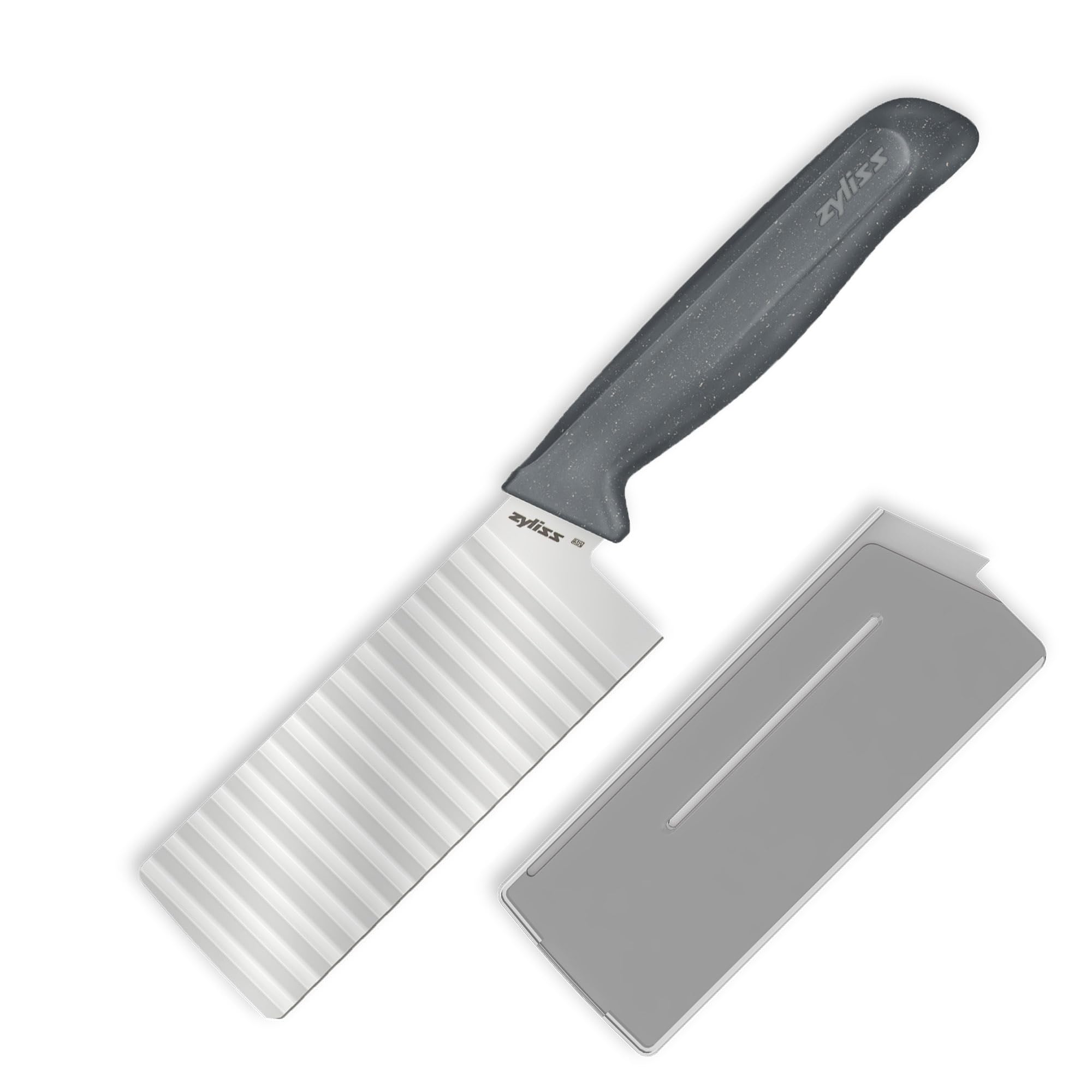 Zyliss Crinkle Knife, Potato Cutter and Chipper, Vegetable Knife Chopper