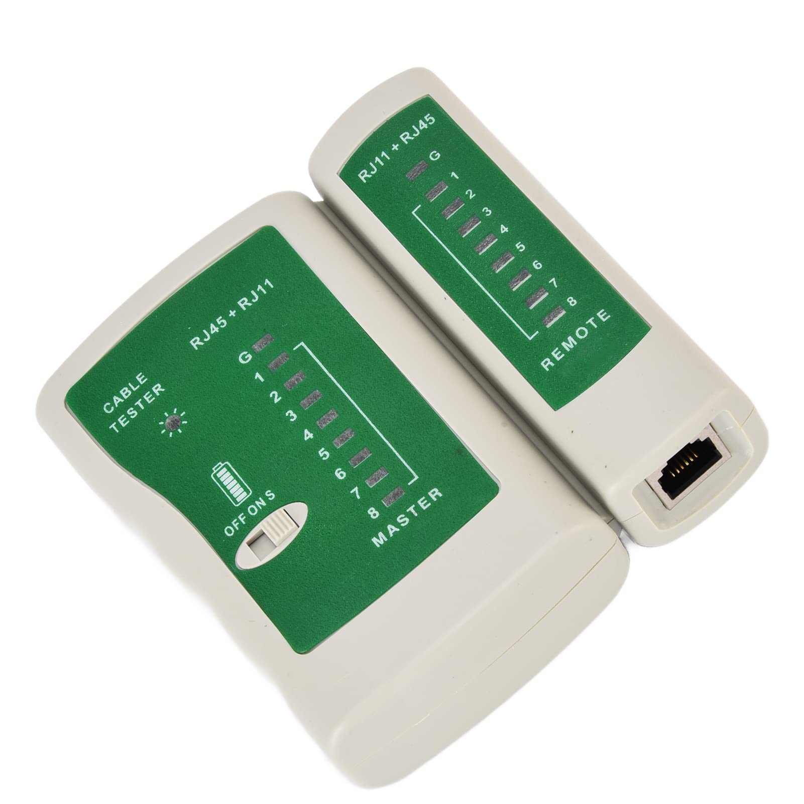 Tester per cavi, ecocompatibile stabile portatile RJ45/11 Line Finder Multifunzionale ad alta precisione per cantiere per l'ispezione della di rete