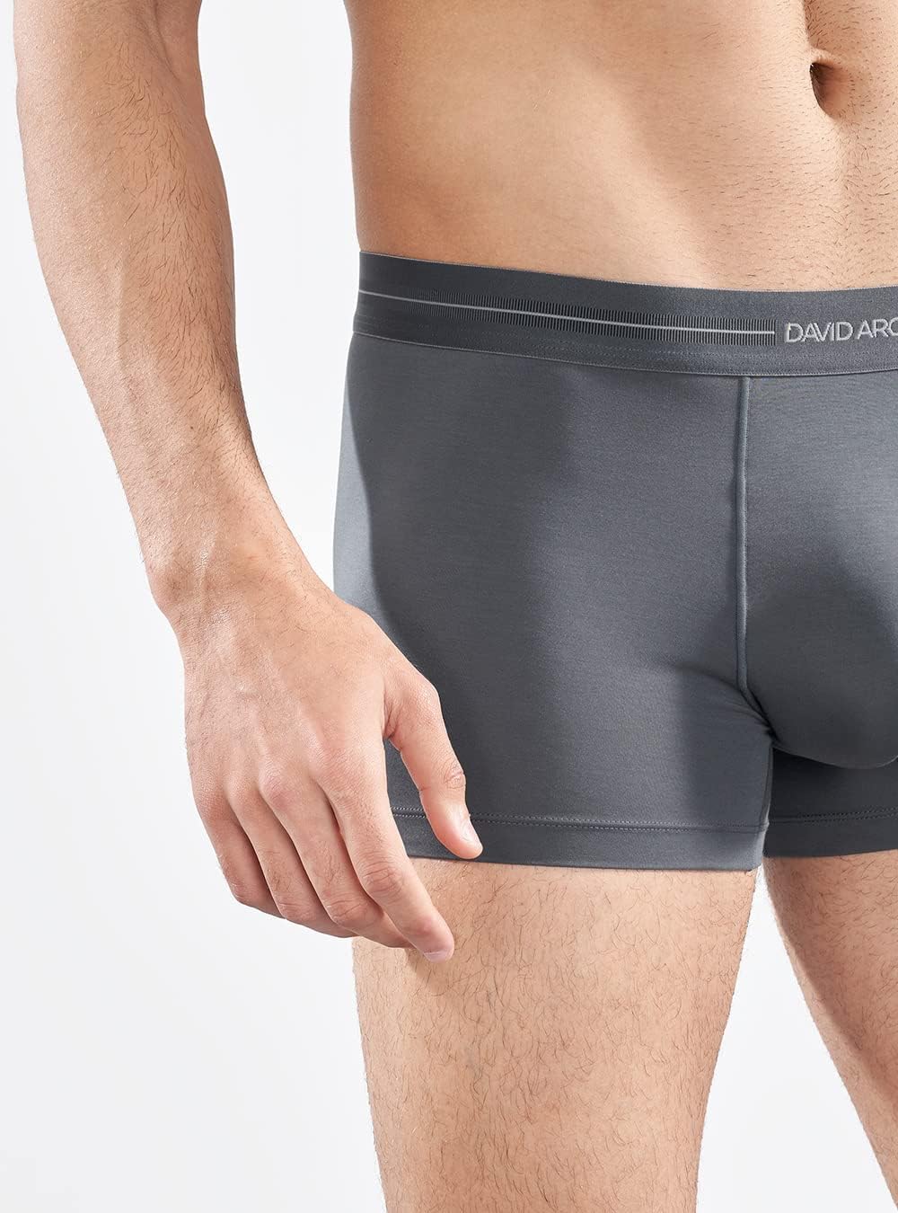 DAVID ARCHY Men's Trunk Boxer Briefs Seamless Underwear Pack Soft Support Pouch No Fly - Image 5