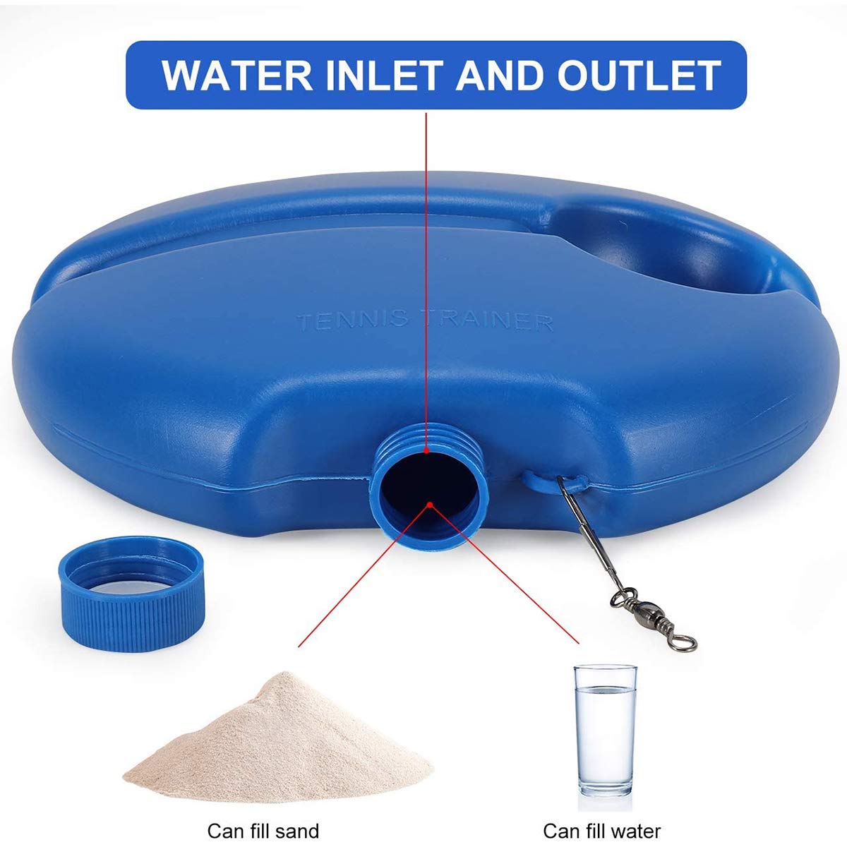 Tennis Trainer Rebound Ball - Portable Trainingsgerät Für Zuhause