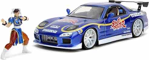 Amazon.com: Street Fighter 1:24 1993 Mazda RX-7 Die-Cast Car