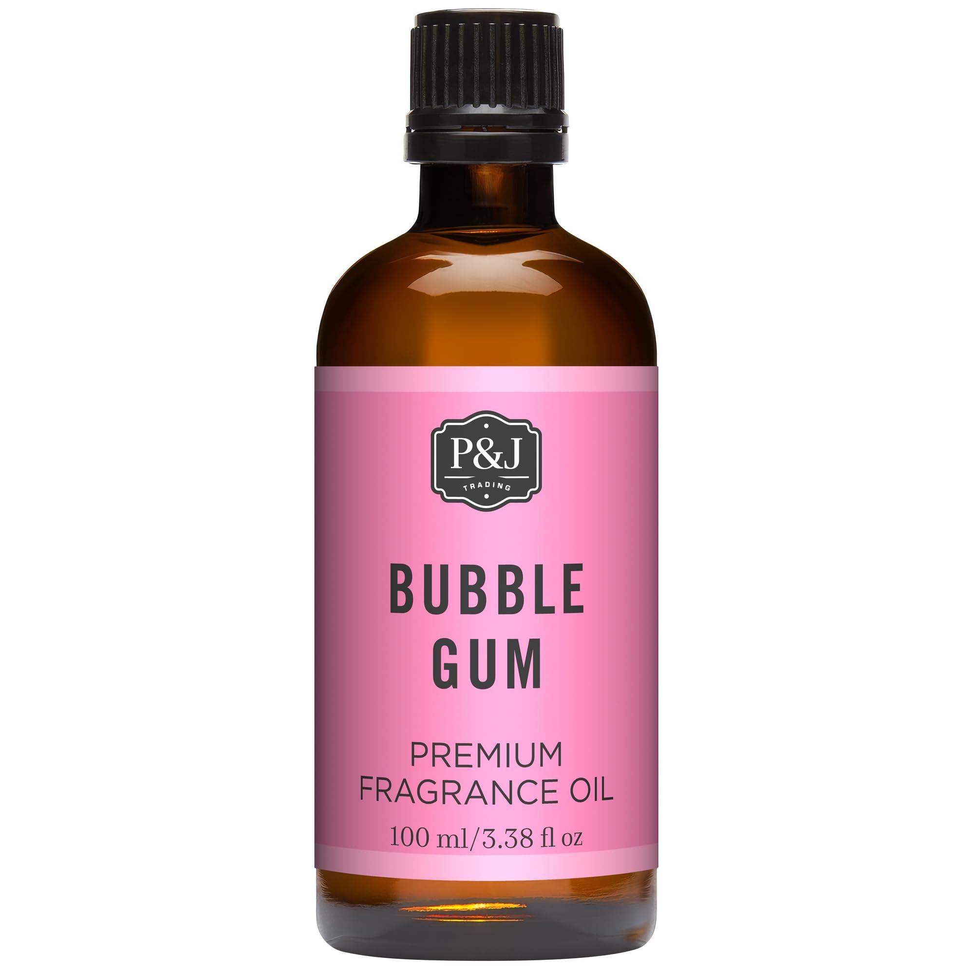 P&amp;J Trading - Bubble Gum Scented Oil 100ml - Fragrance Oil for Candle Making, Soap Making, Diffuser Oil