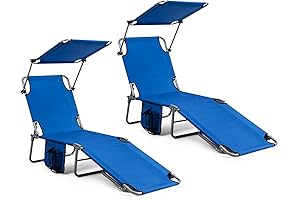 Giantex Tanning Chair: The Bougie Beach Chair for Ultimate Relaxation