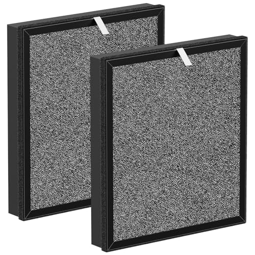 Image of LINNIW TZ-K2 Replacement Filter Compatible with ToLife Air Purifier TZ-K2, 3-in-1 Filtration Systemwith Activated Carbon & Pre-filter, TZ-K2-A replacement filter, 2 Pack