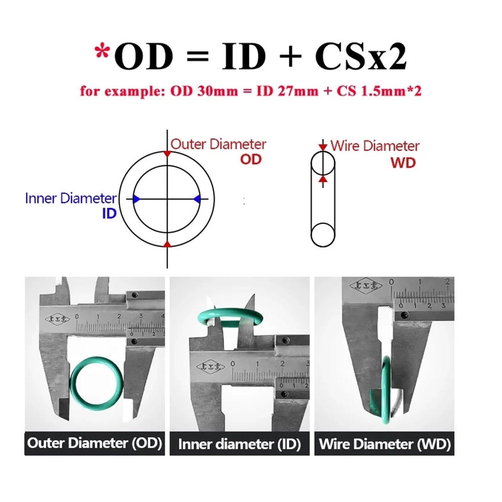 FDA Compliant Silicone O-Ring | 10-50Pcs O Ring Gasket CS4mm OD12-150mm(50Pcs,OD 120MM ID 112MM_CS 4.0MM)
