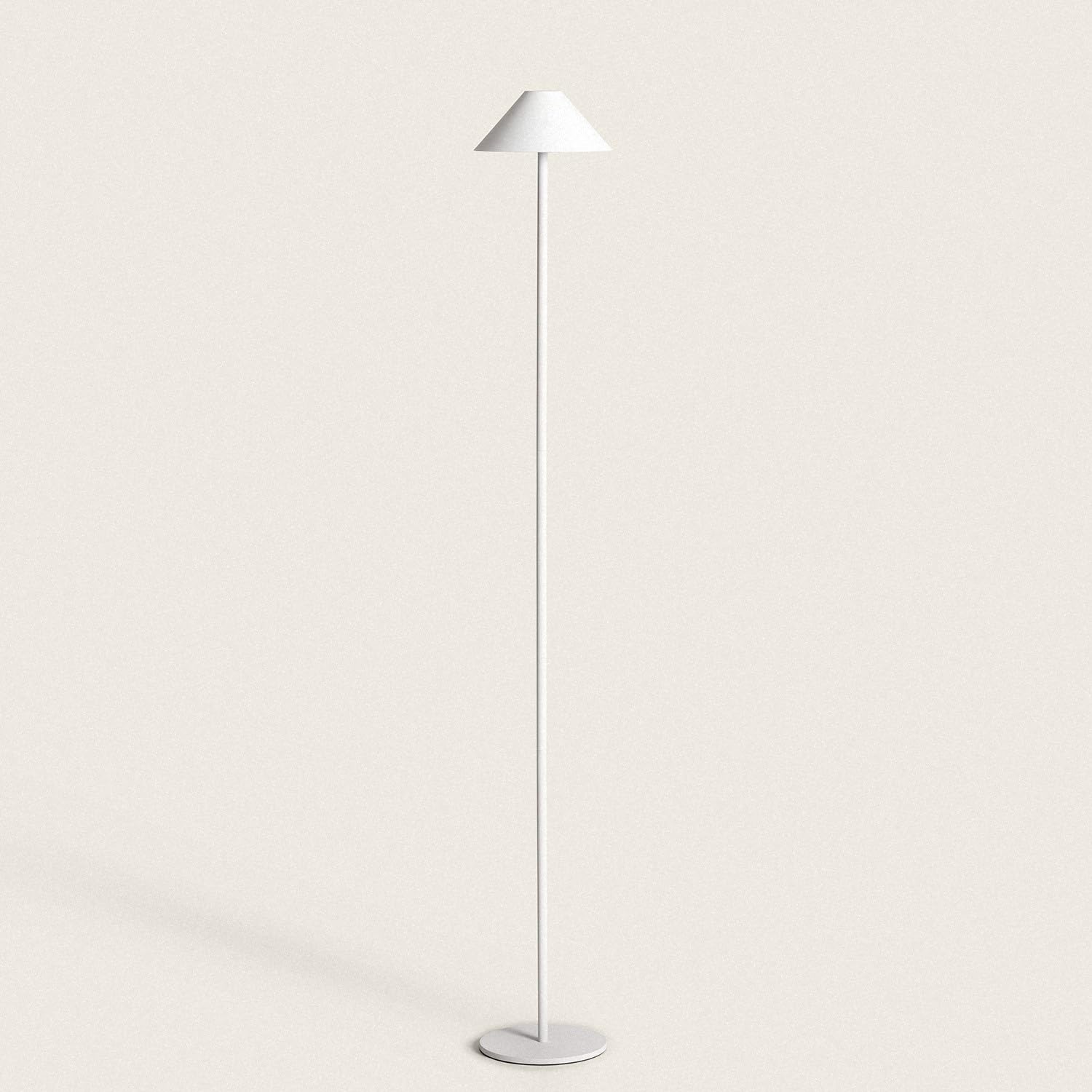 LEDKIA LIGHTING Lámpara de Pie LED Portátil para Exterior con Batería USB Recargable Kivuli Blanco
