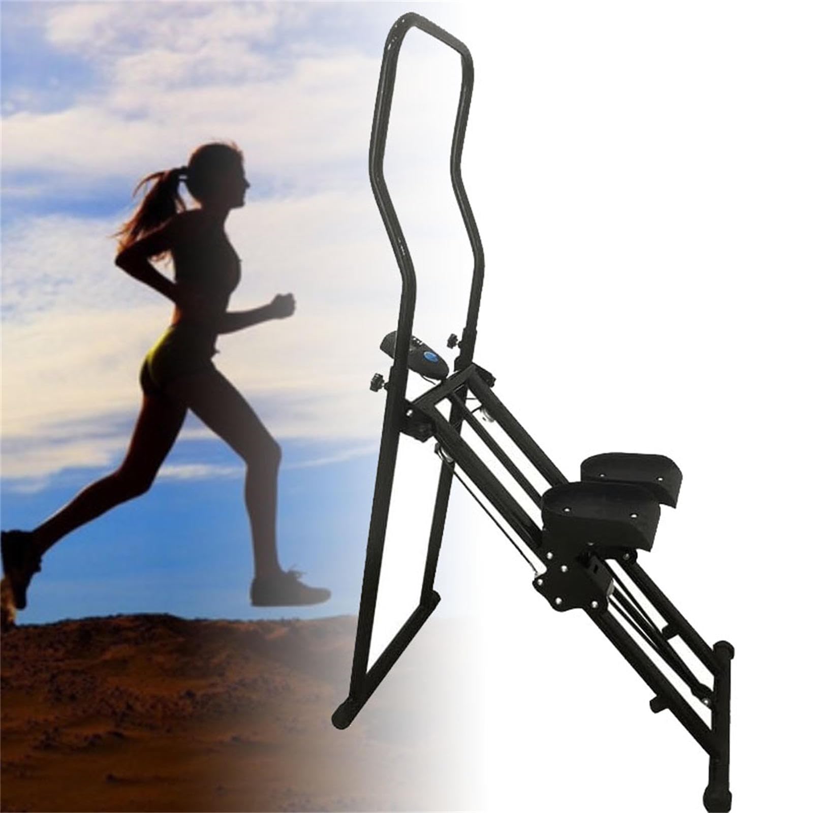 AYCDL Vertical Climber Machine, Foldable Full-Body Workout Equipment for Home Gym, Strength Training Device,White,Black