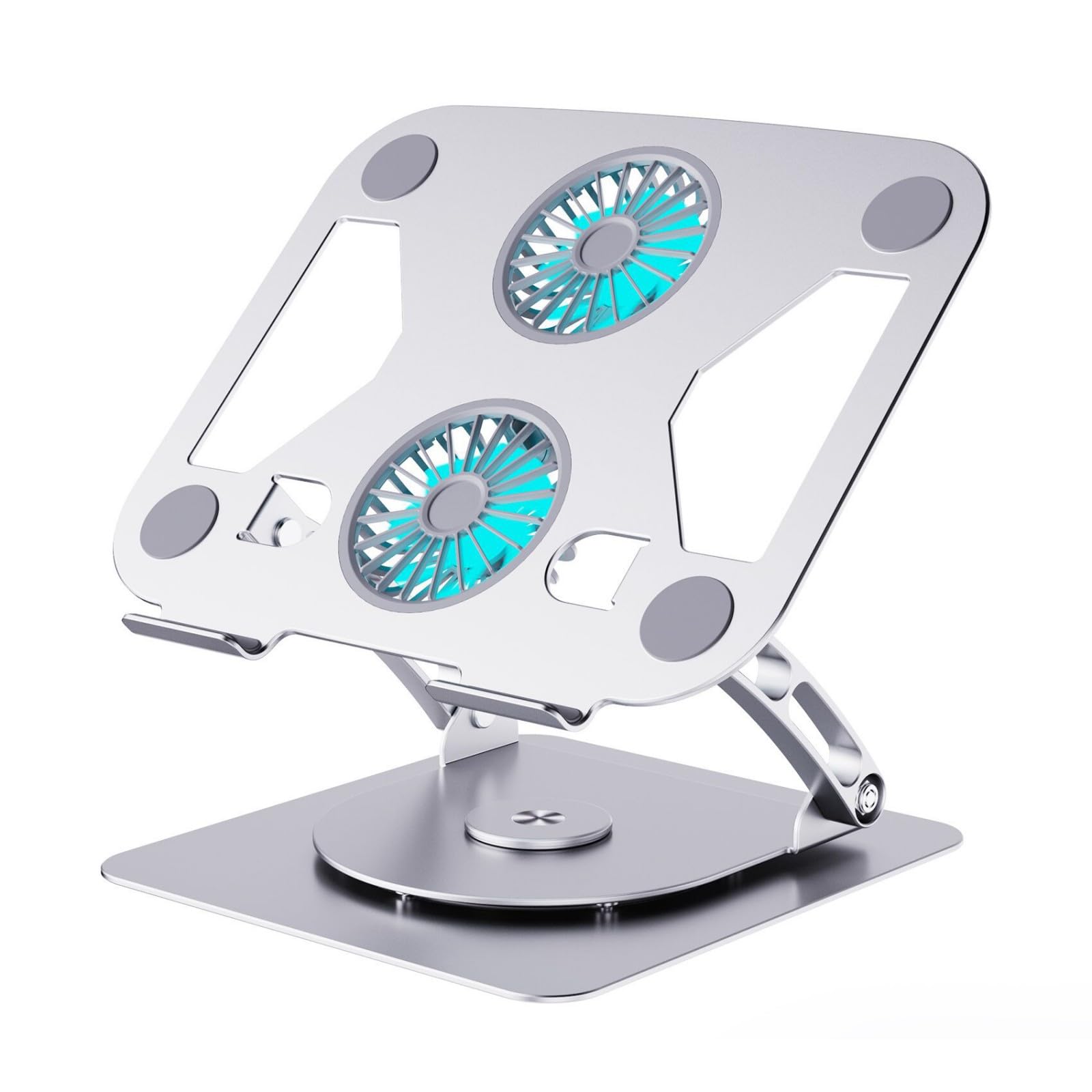 Soporte Ajustable Portátil 360 Grados Rotación Para Portátiles Y Tabletas Hasta 15 9 Pulgadas Con Rangos De Altura De 50 Mm 290 Mm Elevadores De Portátil De Altura