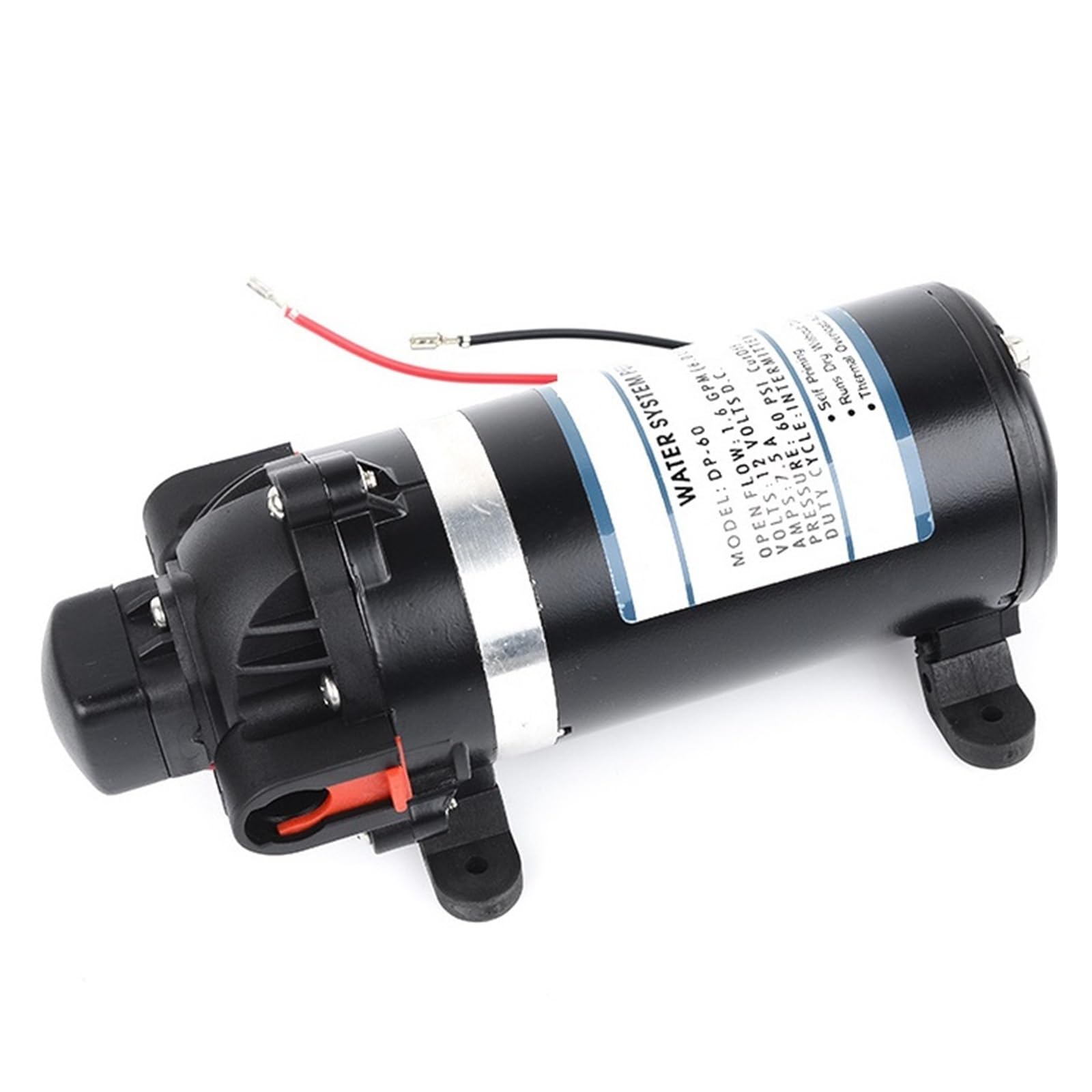 Cczrd One Color 160Psi Water Pump High Pressure Diaphragm 9.5M Lift Submersible Pumps For Chemical Smooth Operation Flow Steady Reliable