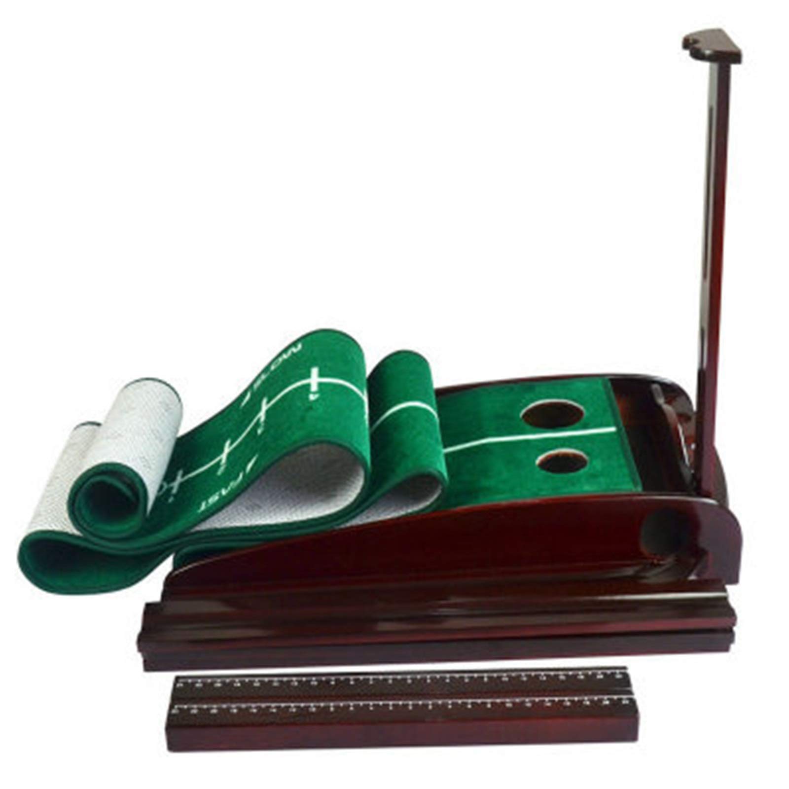 Portabile giochi da golf indoor / esterno, Indoor Golf Putting Practice Mat Red 250-300x30-40CM Artificial Turf