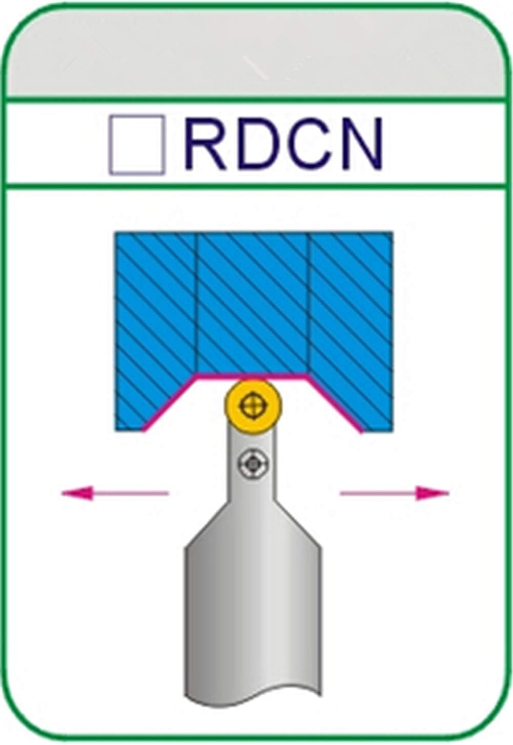 SRDCN2525M16 Index External Lathe Turning Holder For RCMX1606MO inserts