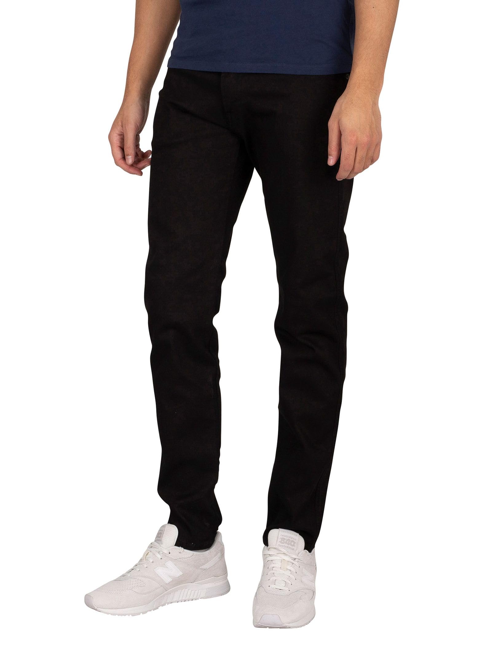 Replay men's jeans Anbass slim fit with power stretch, black (Black 098), W32 x L32