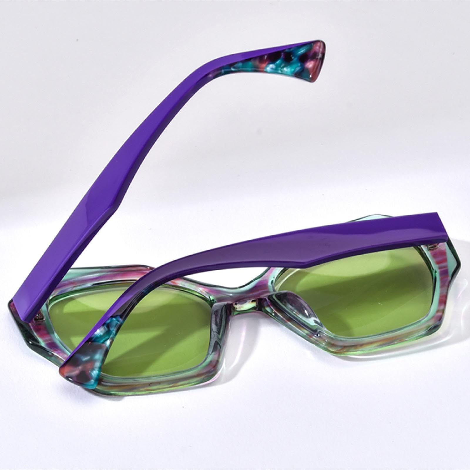 Gafas de sol polarizadas de acetato para mujer, gruesas, de gran tamaño
