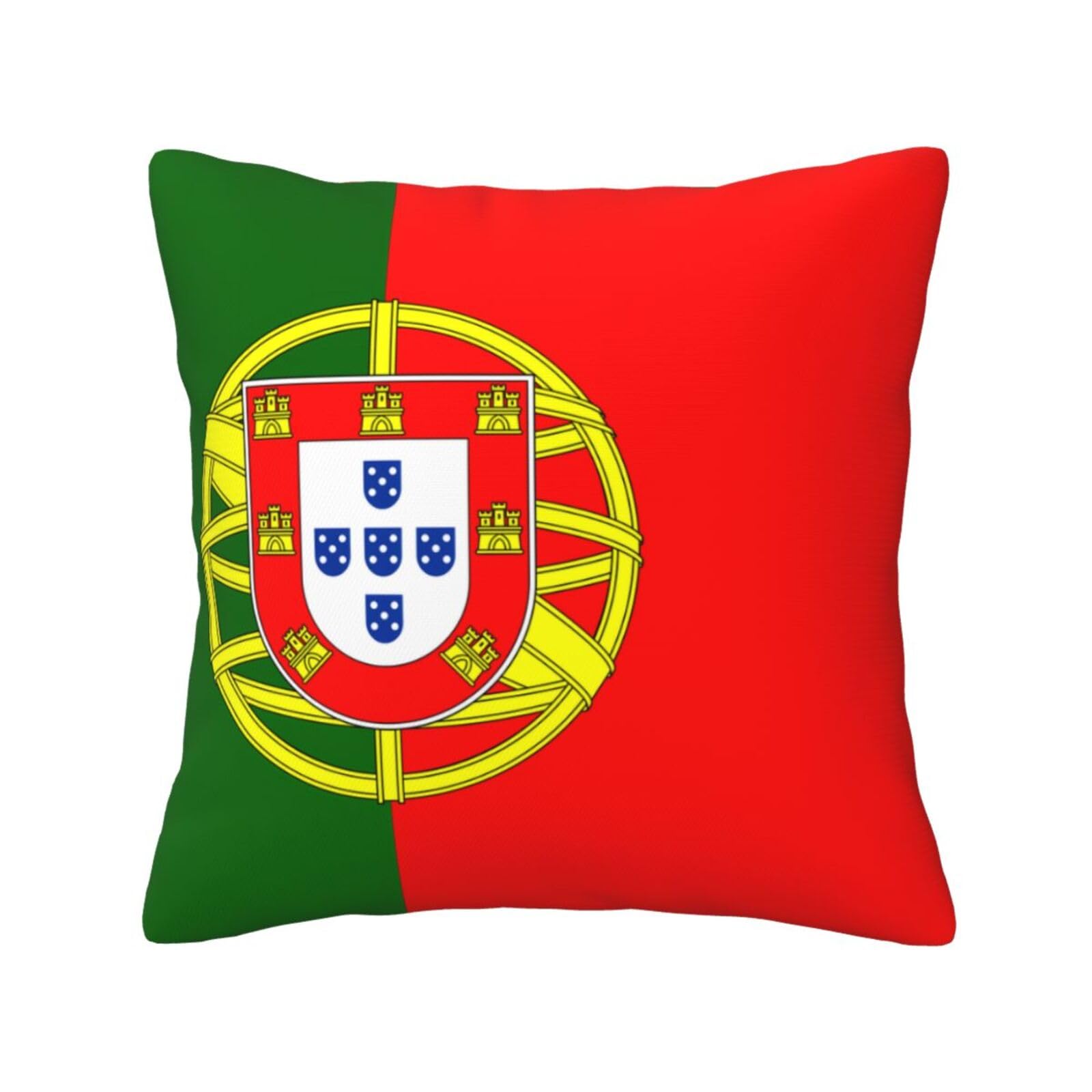 SXZVVBN Portuguese flagDecorative Square Sofa Cushion Covers