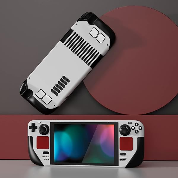 PlayVital Accessoires pour Steam Deck Autocollant Protection,Stickers Skin pour Steam Deck OLED & LCD Console-Classiques Style NES - 4