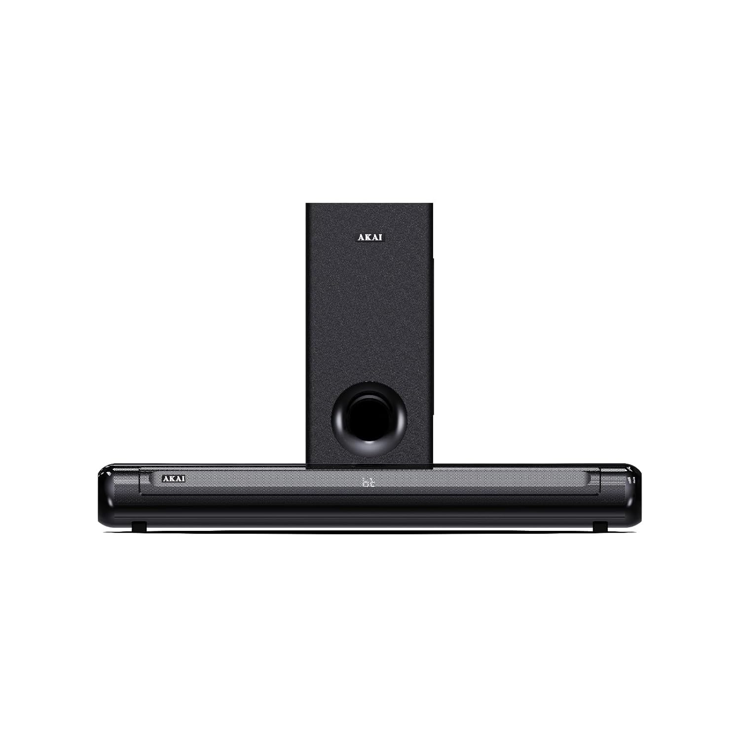 AKAI Soundbar Home Theatre 100W with Remote – 1 Year Warranty | 2.1 Channel Sound Bar with 5.25″ Sub-Woofer | HDMI ARC, V5.3 Bluetooth, USB, Aux Input | Supports TV, PC & Smartphone (SigmaX-100) AKAI Soundbar Home Theatre 100W with Remote – 1 Year Warranty | 2.1 Channel Sound Bar with 5.25″ Sub-Woofer | HDMI ARC, V5.3 Bluetooth, USB, Aux Input | Supports TV, PC & Smartphone (SigmaX-100)