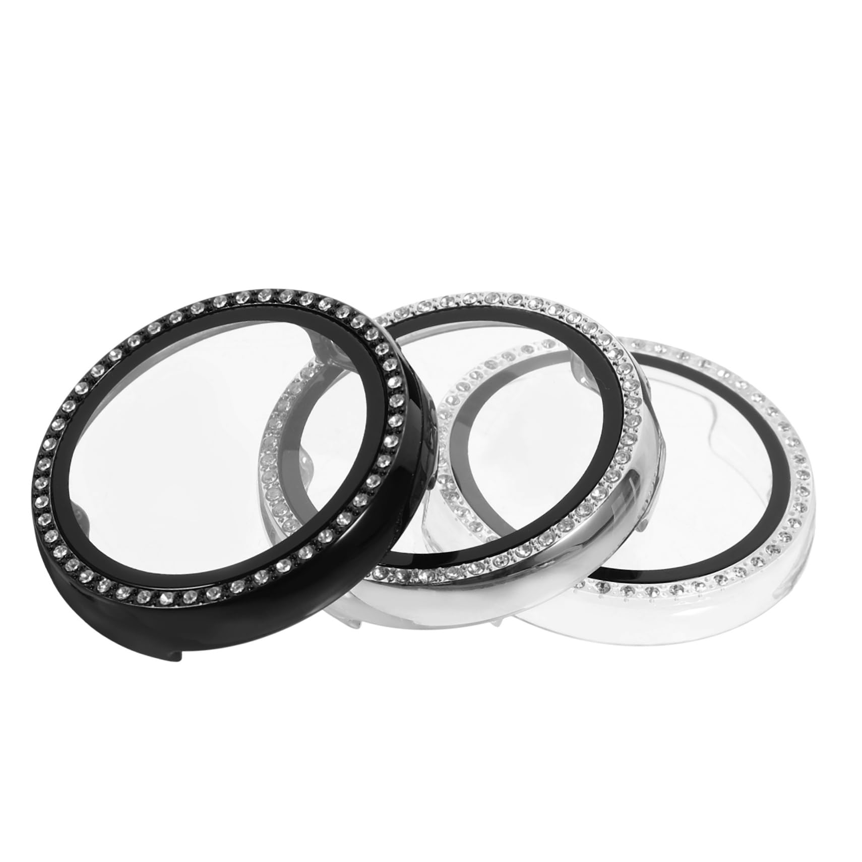 DOITOOL 15stücke Teiliges Rhinestone Uhrenhülle Für Watch Schutzhülle Mit Kristallen Kratzfest Und Leicht Für Optimalen Schutz Und Einfache Installation