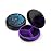 Serfeymi Small Pill Box - 3 Compartments Portable Pill Box for Purse Pocket, Compact Mini Travel Pill Case - Suitable for Medicine, Vitamin, Fish Oil, Supplements - Black(Dahlia)