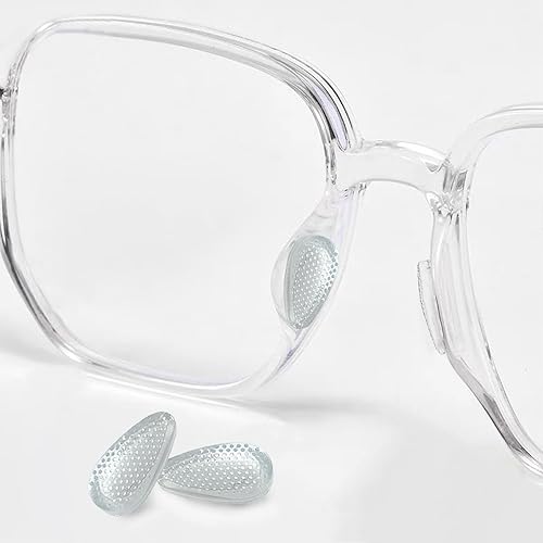 Miniatura 7 de Almohadillas de nariz para gafas, almohadillas de nariz de silicona antideslizantes para gafas, almohadillas antideslizantes para puente de nariz