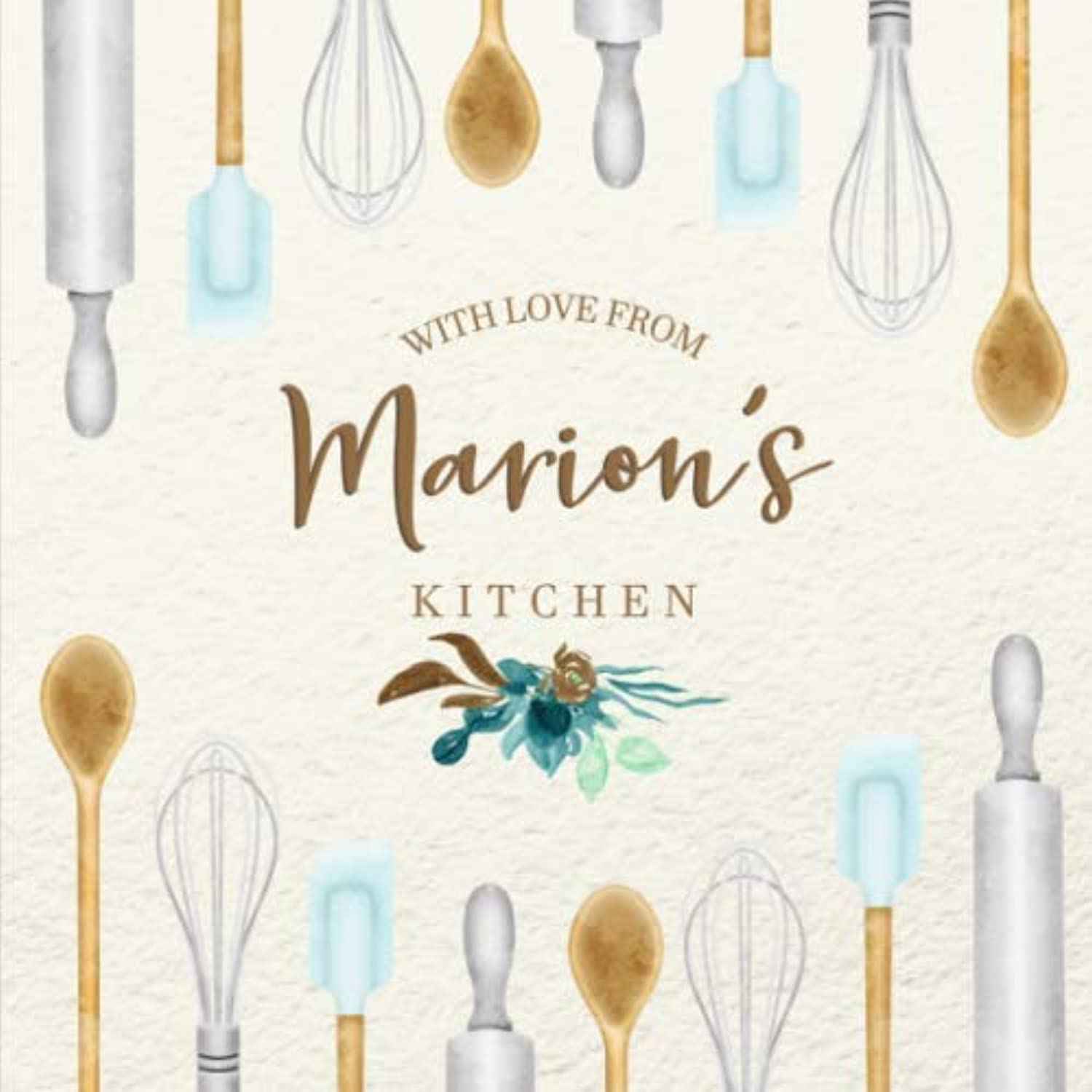 Kodansha Comics With Love From Marion's Kitchen: Personalized Empty Cookbook for Recipes | Write in Personal and Family Meals