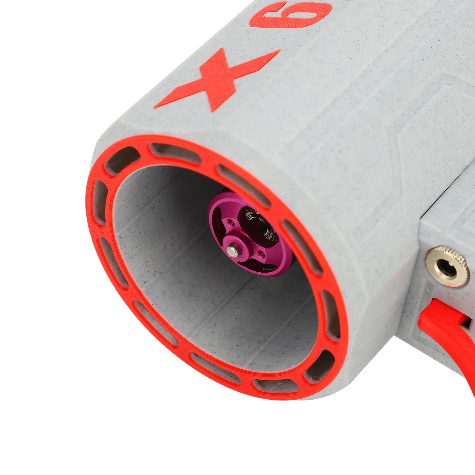 Elektrischer Luftentstaubungsbläser 64 Mm, 1400 G Schubkraft, | Handheld Jet Blower, PETG-Kohlefaser, 8000mAh-, Type-C- und DC-Schnellladung, für Tastaturreinigung und Autoentstaubung