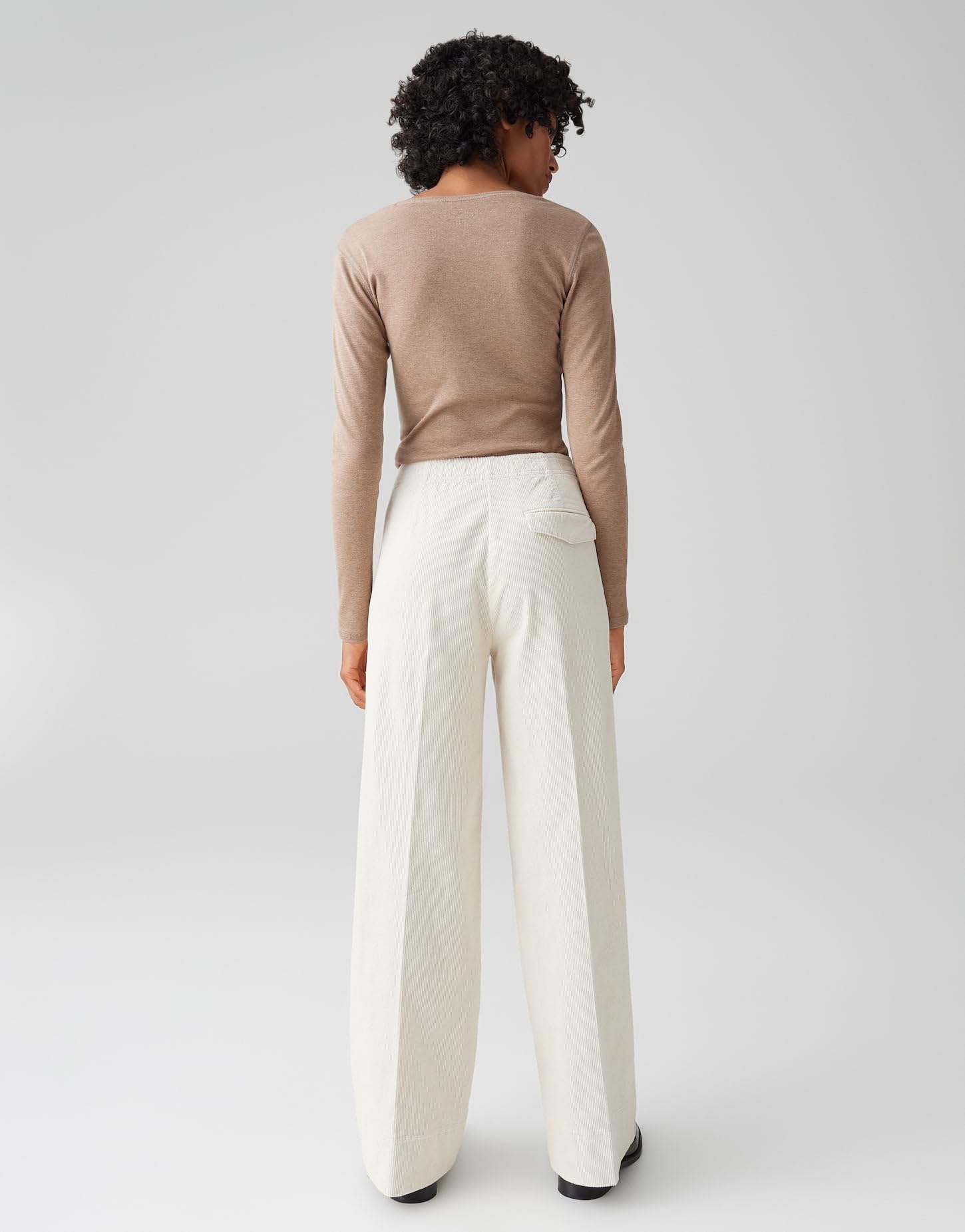 OPUS Damen Wide Leg Pants | MILENI Cargo Wide Leg Jogpants aus Cord