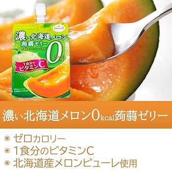 Amazon.co.jp: たらみ 濃い北海道メロン0kcal 蒟蒻ゼリー 150g