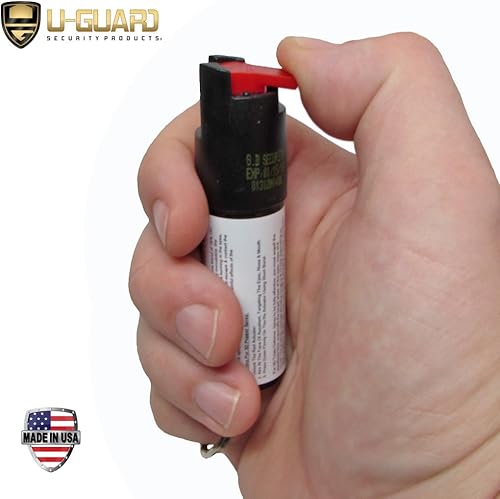 Miniatura 9 de Pistola de aturdimiento personal linterna linterna pimienta spray llavero kit de defensa personal kit multifunción menos letal arma combo Equipo