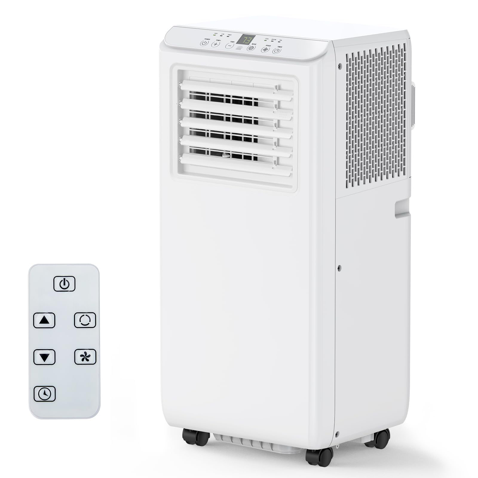 3 in-1 Portable Air Conditioner - Powerful Cooling 8000BTU, Cools up to 350 Sq. Ft, Easy Installation, Portable Air Conditioner Remote Control, Dehumidifier.