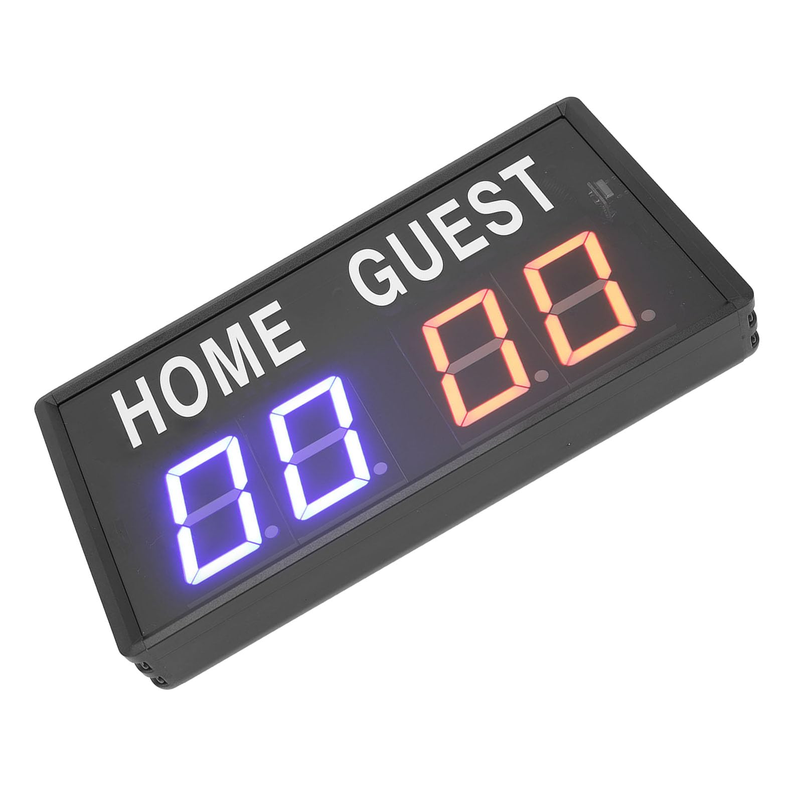 Tbest Elektronische Digitale Anzeigetafeln, Elektronische Anzeigetafel, Aluminiumlegierung, Fernbedienung, 100–240 V, Digitale Tischanzeigetafel für Basketball, Volleyball