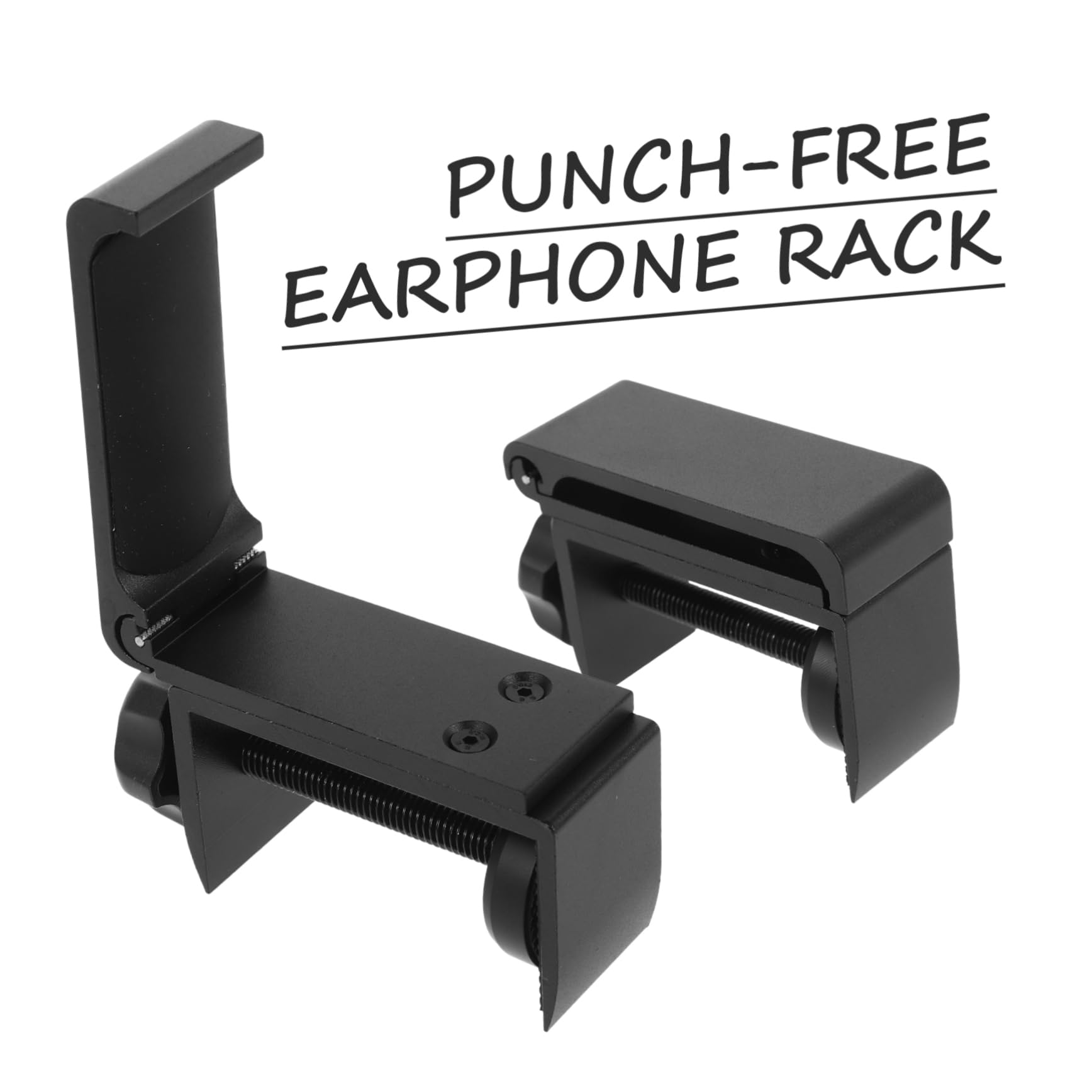 Hemobllo 4pezzi Per Cuffie e Gancio Per Headset Scrivania Pieghevole Portacuffie Per Gaming e