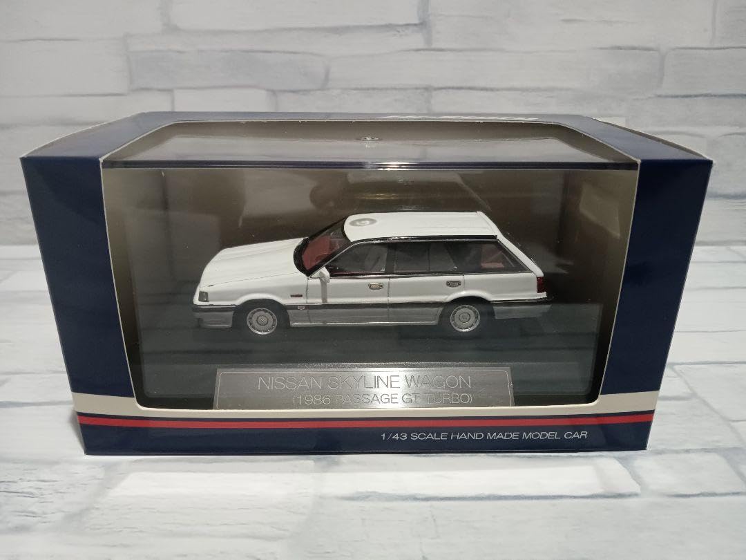 ハイストーリー 日産 ブルーバード ホワイト ミニカー 1/43 ハイ