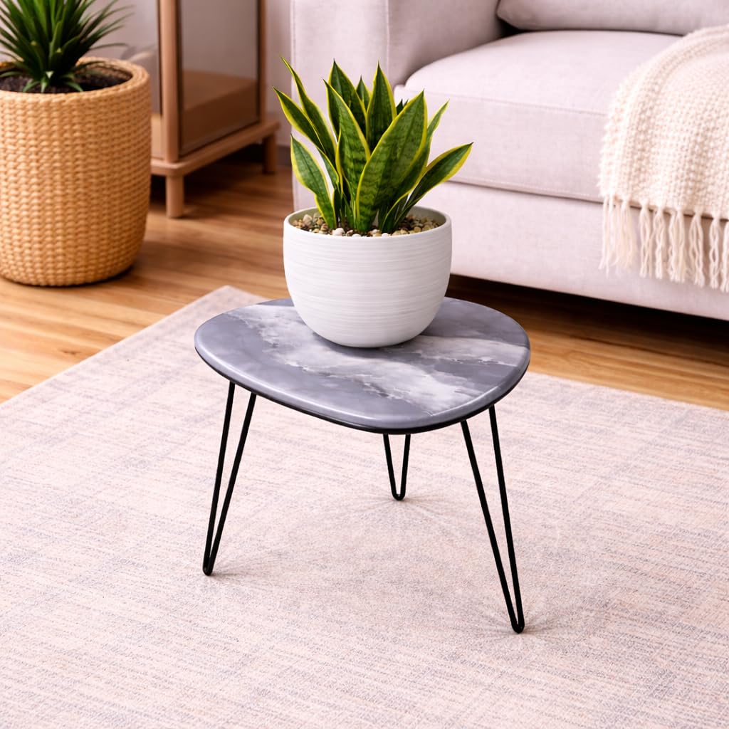 FANTASTIC STORE 9 Resin Art Ocean End Table Handmade Side Table