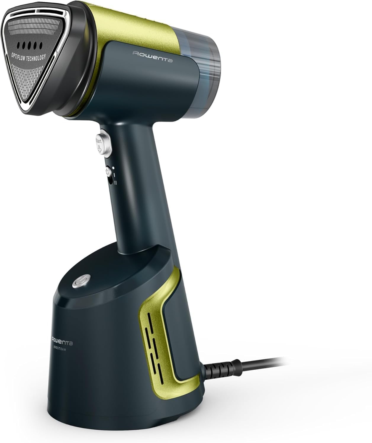 Rowenta AeroSteam, Plancha de vapor de mano con Tecnología OptiFlow, Depósito de 100 ml, 3 niveles de potencia, Resultados rápidos y fáciles con una sola pasada, DR9810F0