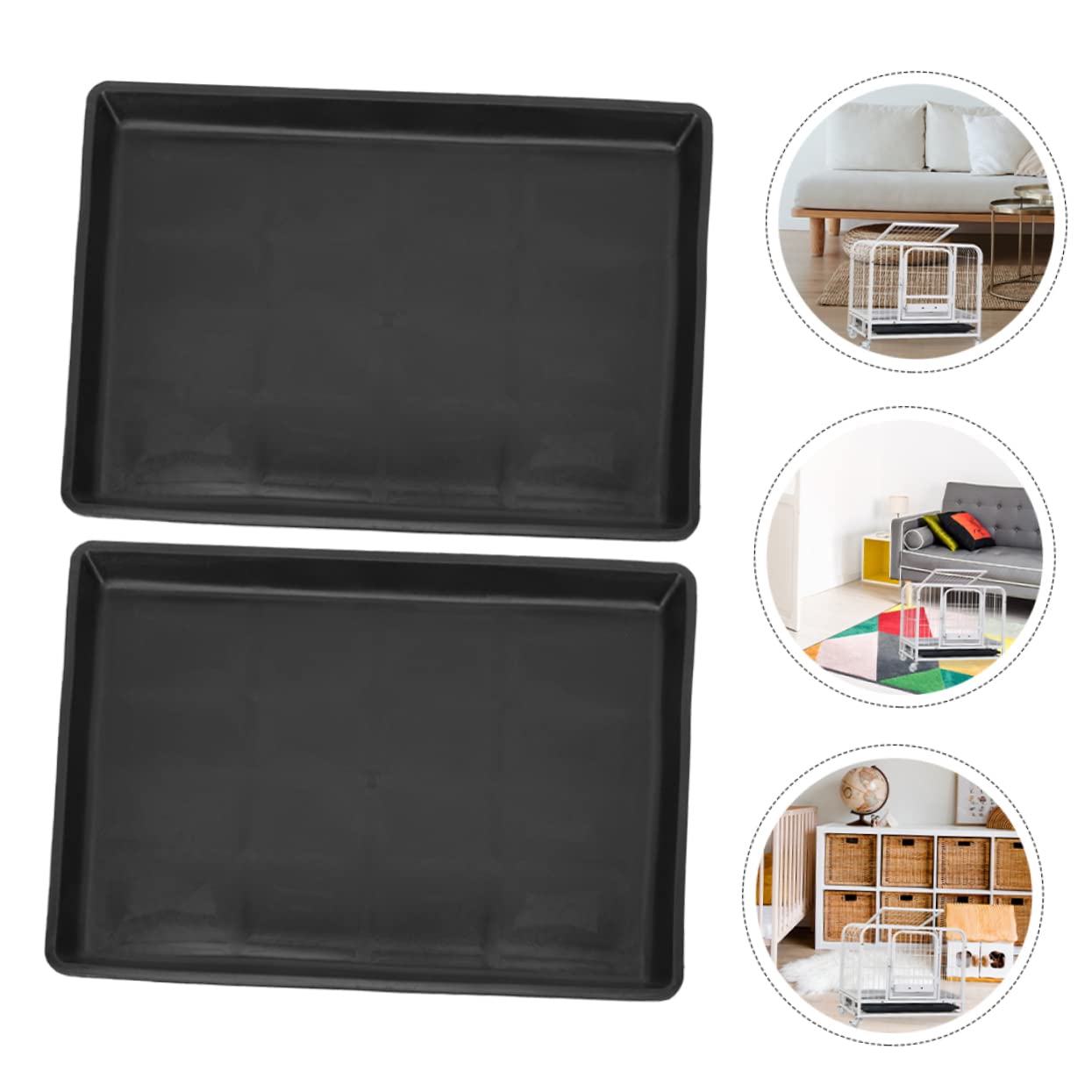 BESPORTBLE High-Class Pp Material Dog Cage Tray Pee Pad Holder for Dogs Washable Prevents Soiling Easy to Clean