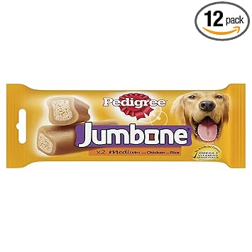 Pedigree Jumbone Medium with Chicken and Rice (200 g) - Pack of 12