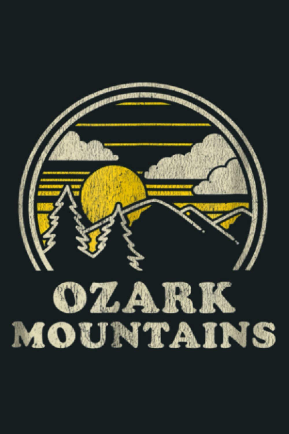 Ozark Mountains Arkansas AR Vintage Hiking Mountains: Notebook Planner -6x9 inch Daily Planner Journal, To Do List Notebook, Daily Organizer, 114 Pages