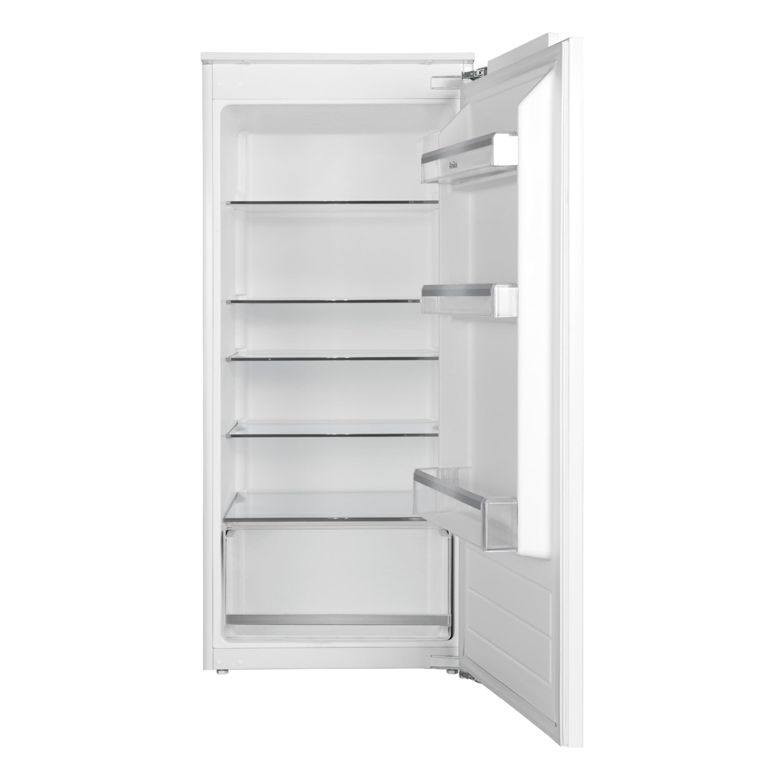 Amica Einbau Kühlschrank 197 L 122,1x54x54 cm EVKSS 352 221 | 1220 mm Nische, Schlepptür-Technik, Inverter Kompressor, Elektronische Steuerung, Tür-Offen-Alarm, LED Beleuchtung