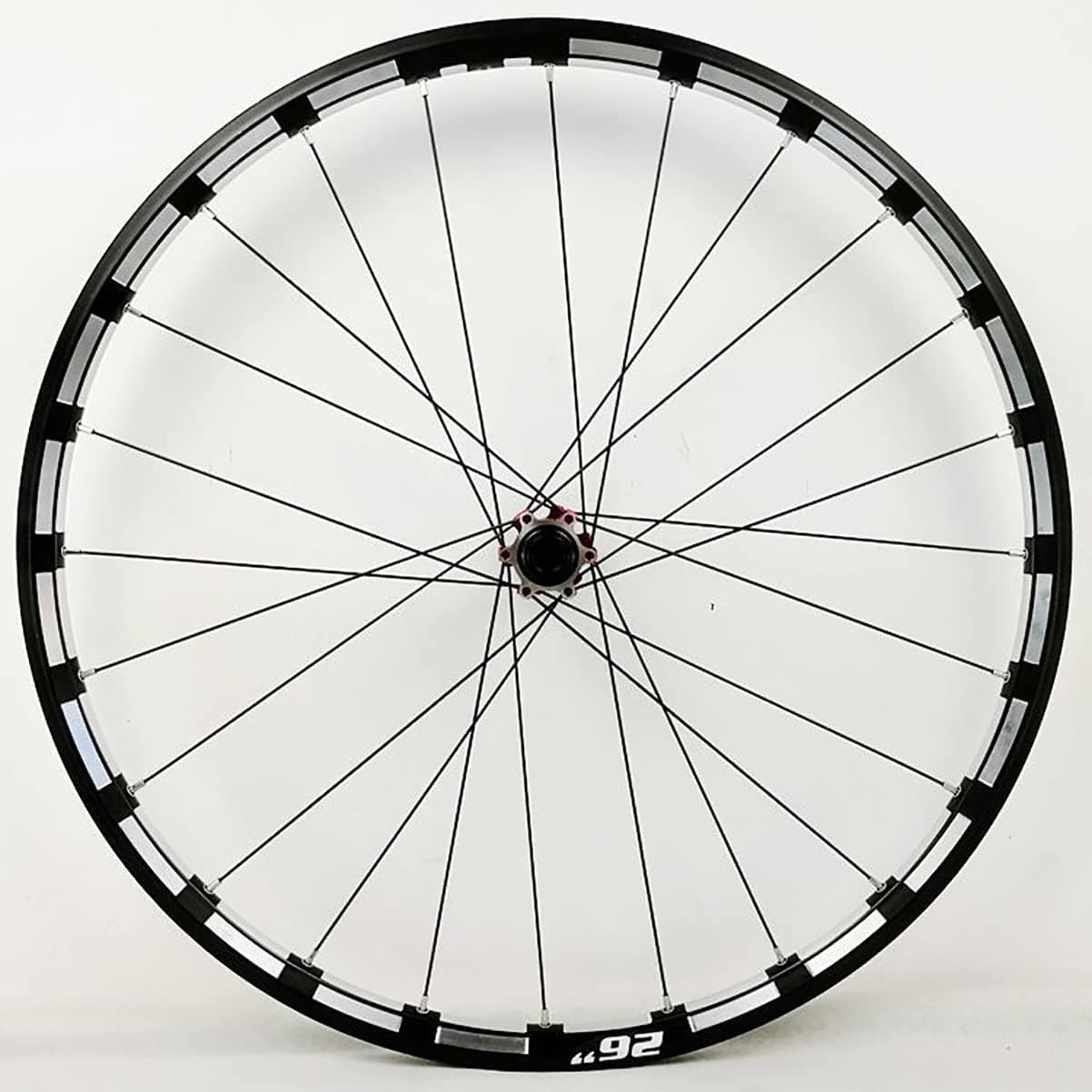 Set di Ruote per Mountain Bike 26/27,5'' 29 Pollici MTB Freno a Disco Perno Passante Cerchio a Raggi Dritti Mozzo 24H per Cassetta a 7 8 9 10 11 12 velocità