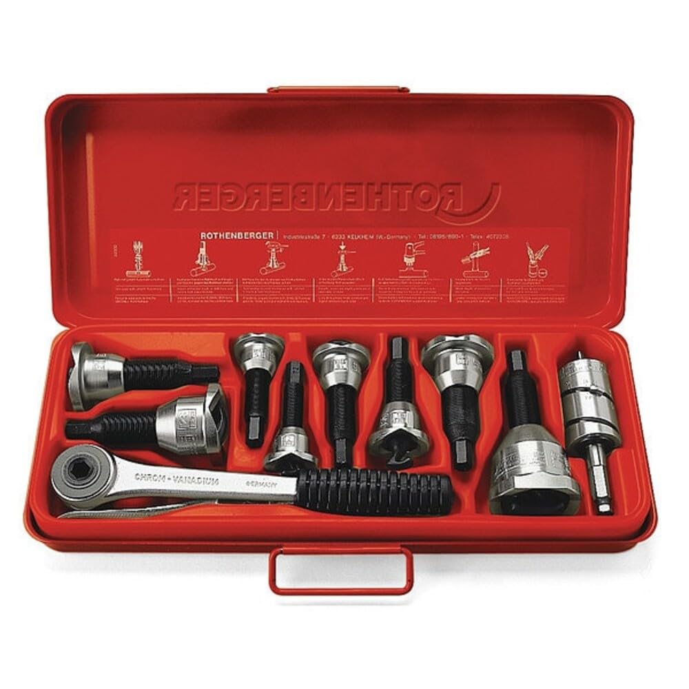 Rothenberger 22124 - Set de extractor de tes 1/2-5/8-7/8-1.1