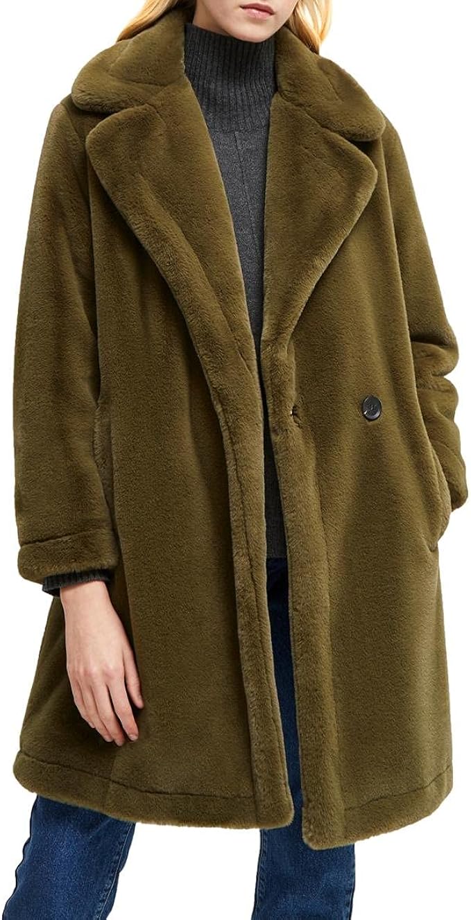 fur coat french connection