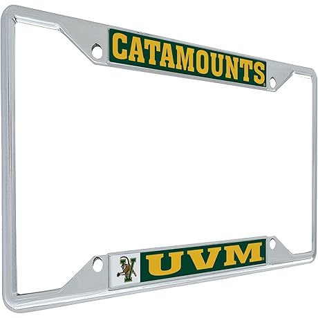 UVM Desert Cactus License Plate Frame: Show Your Catamount Pride!