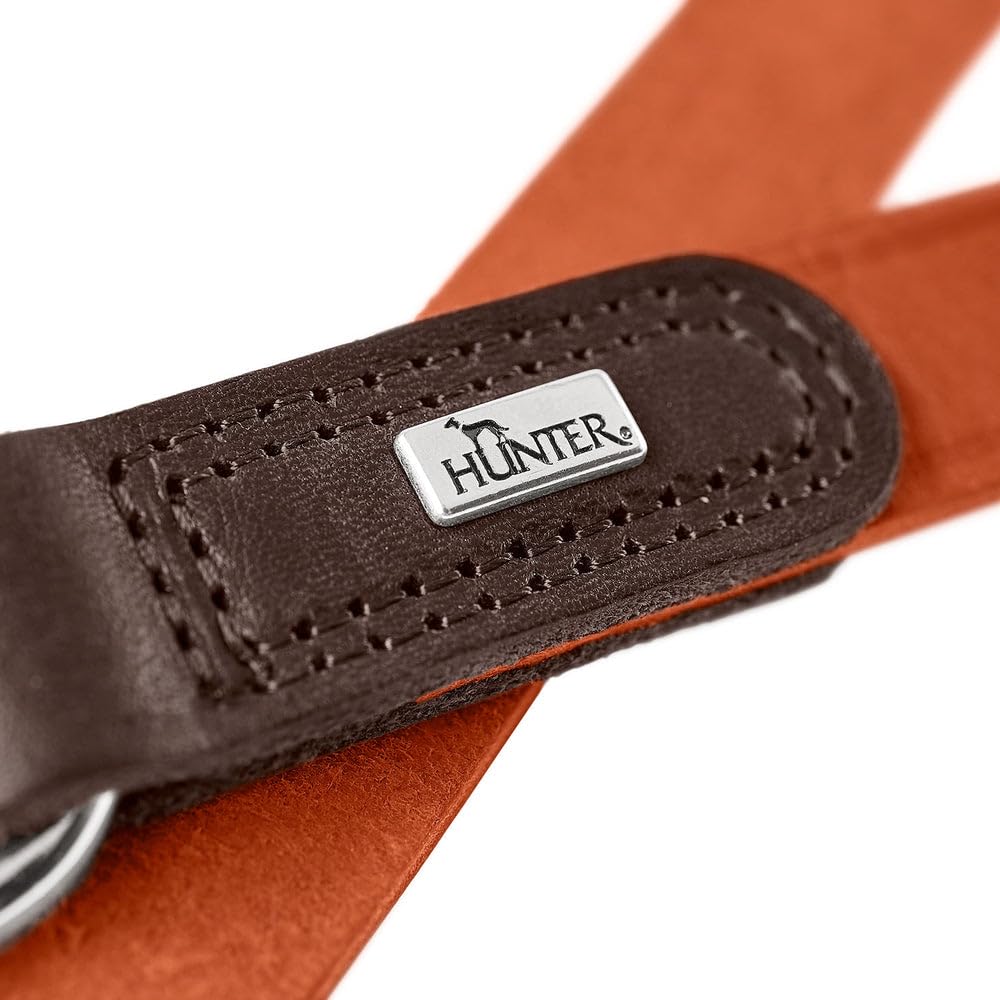 HUNTER LEMVIG - Correa Ajustable para Perros (Piel, 3 Posiciones, Ajustable, Resistente y Duradera, cómoda, Elegante y Moderna, Fabricada en Alemania, tamaño: 15/200)