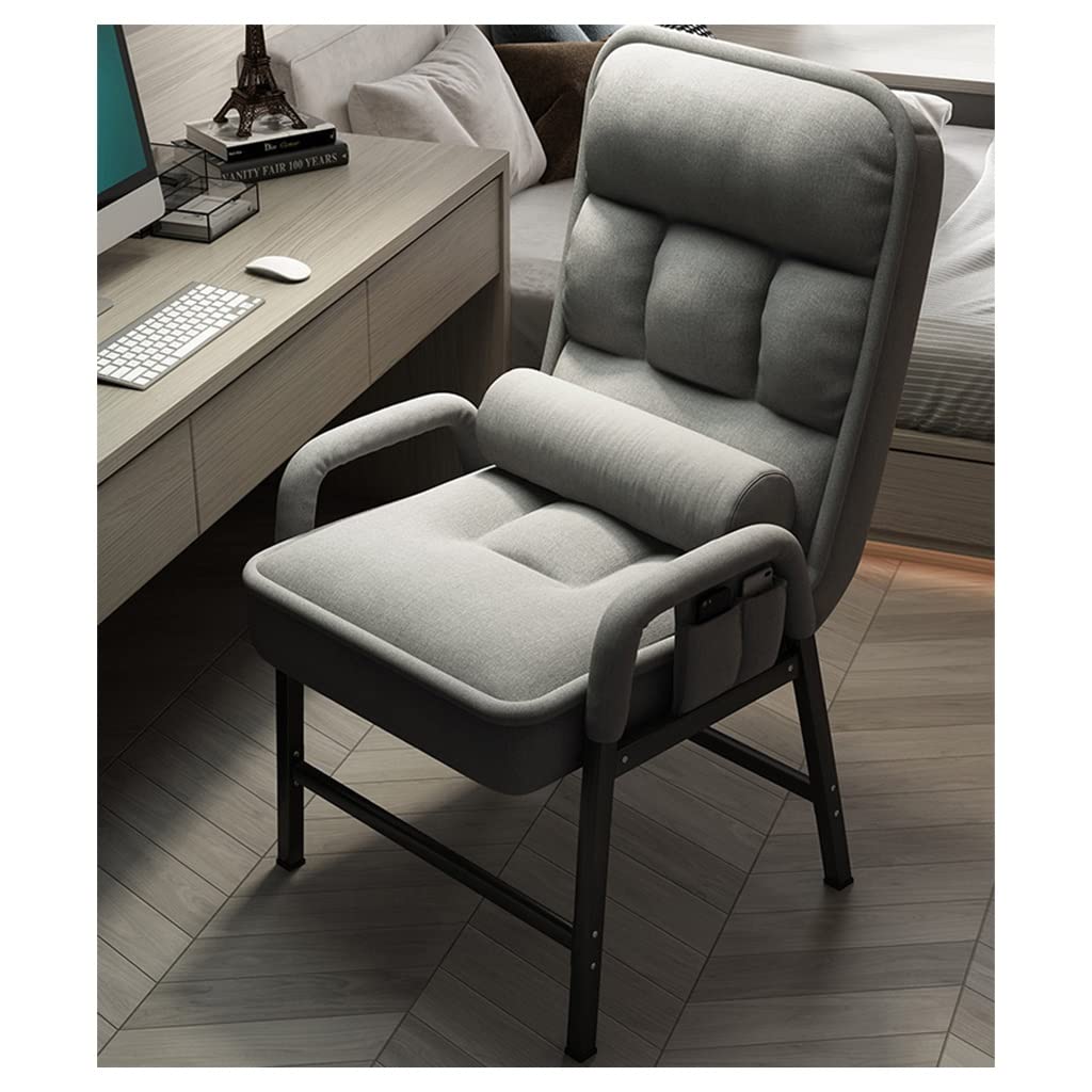 Sillón mecedor para guardería, sillón reclinable Verde, sillón Cama con Bolsillos Laterales de Almacenamiento, sillón Moderno de Tela para Sala de Estar, sillón con (Gris Claro