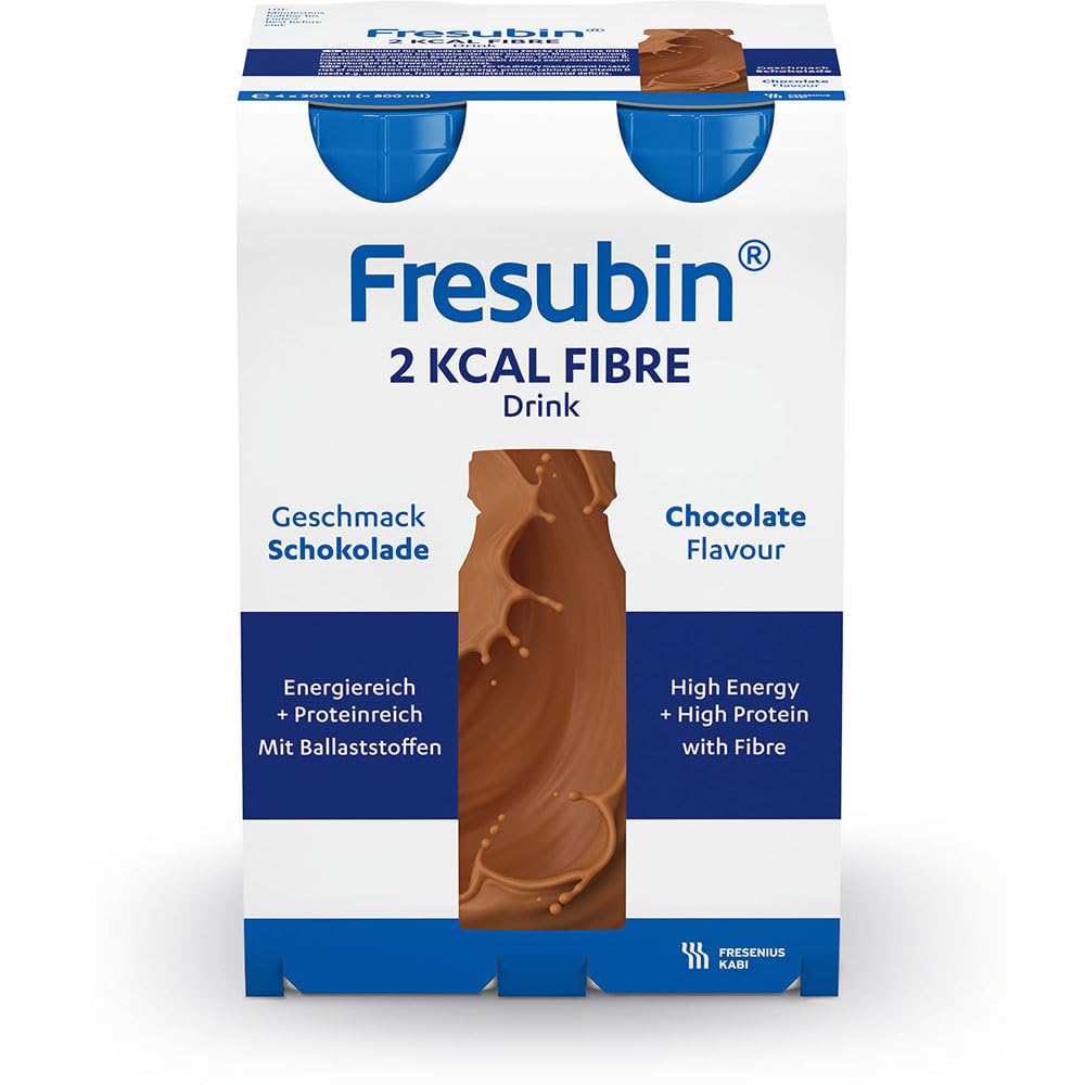 Fresenius Kabi Fresubin 2 kcal fibre Drink Schokolade Trinkflasche, 24 x 200 ml, 1er Pack (1 x 5,5 kg)