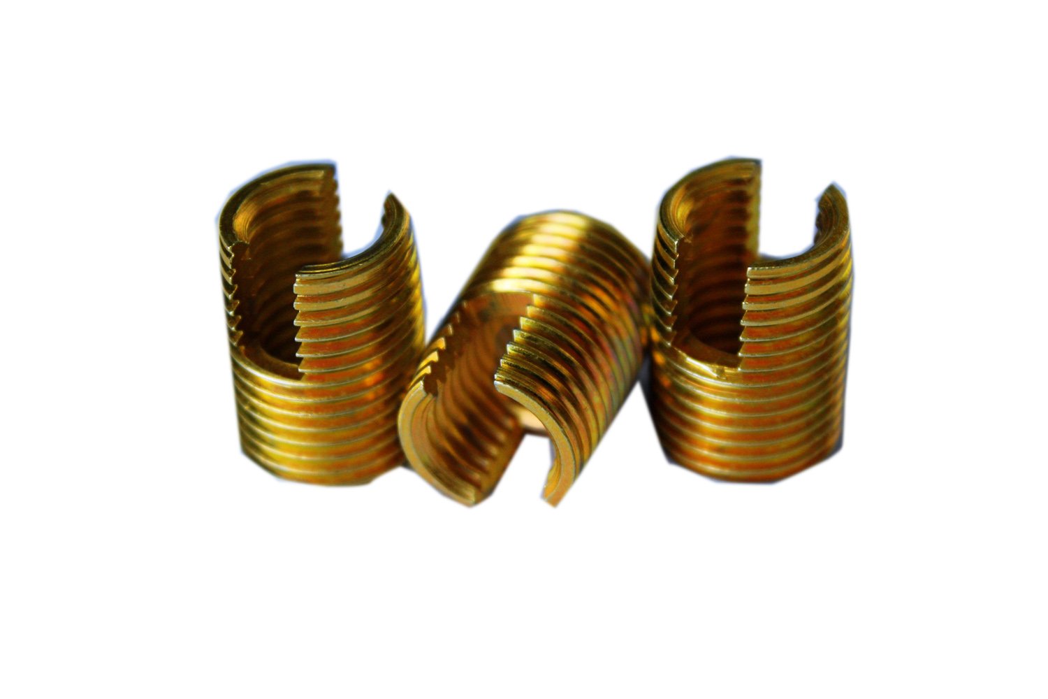 DelisertM12X22mm Carbon Steel Type 302 Self Tapping Threaded Insert of 100pcs