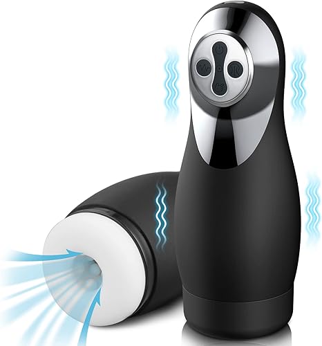 Miniatura 7 de Eupher Taza masturbadora automática masculina, taza de masturbación de succión al vacío con 10 vibraciones y 3 succión para masajeador de pene,