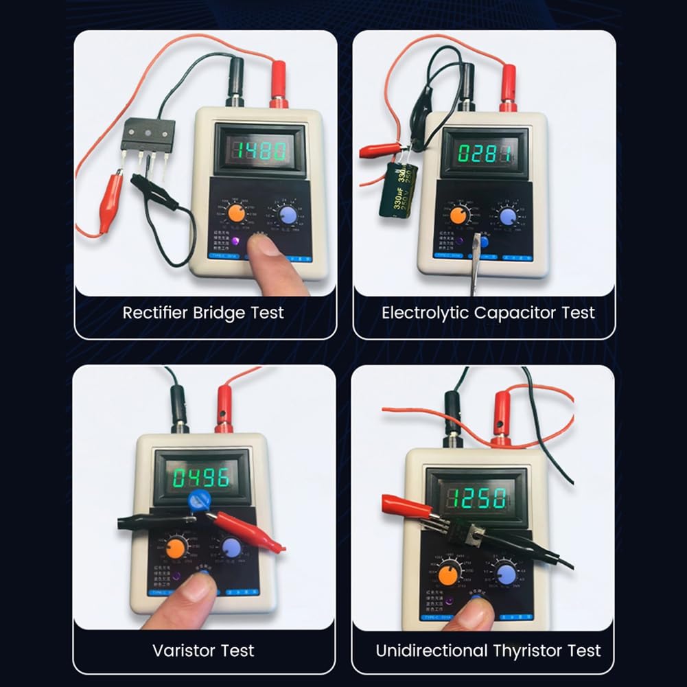 0 V - 3500 V IGBT-Spannungsfähigkeit Transistortester Diode MOS Triode LED Spannungsfähigkeit für MOV-Tester Grün